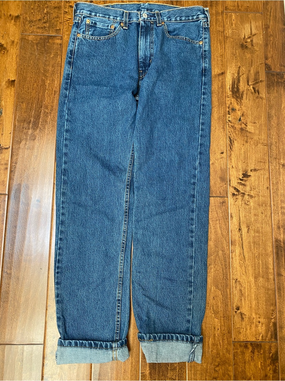 Levi's Dark Blue Relaxed Fit Men’s Jeans